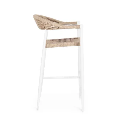 comprar TABURETE BAR JANDIA BLANCO SA27/BEIGE online de BIZZOTTO desde 255,55 €