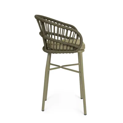 comprar TABURETE BAR CON COJIES ODIVELAS VERDE online de BIZZOTTO desde 417,40 €