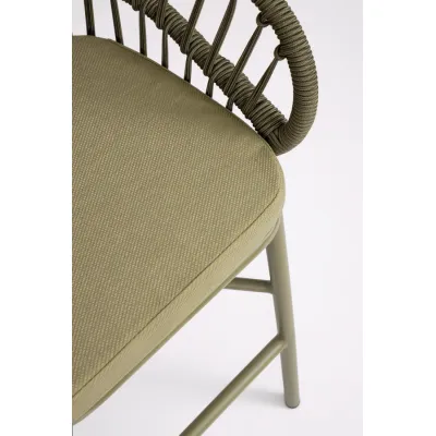 comprar TABURETE BAR CON COJIES ODIVELAS VERDE online de BIZZOTTO desde 417,40 €