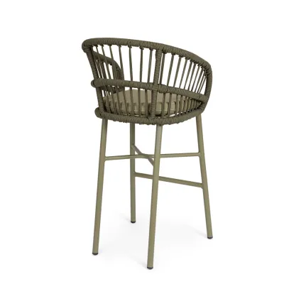 comprar TABURETE BAR CON COJIES ODIVELAS VERDE online de BIZZOTTO desde 417,40 €