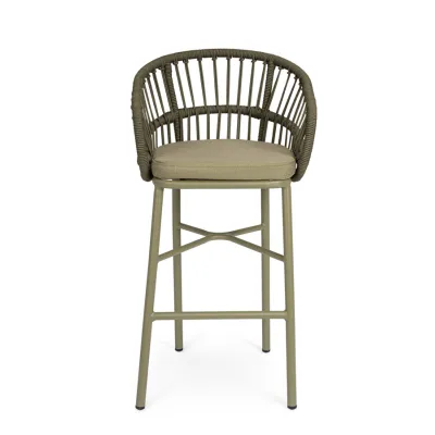 comprar TABURETE BAR CON COJIES ODIVELAS VERDE online de BIZZOTTO desde 417,40 €
