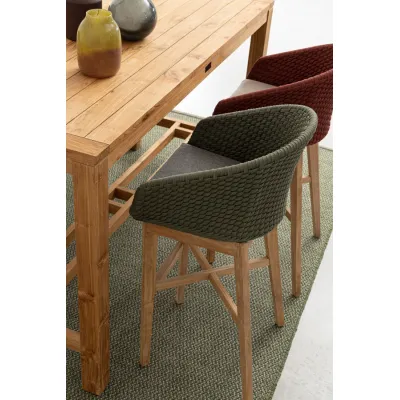 comprar SGABELLO BAR CON COJIES COACHELLA SCARLET online de Bizzotto Homemotion desde 785,82 €