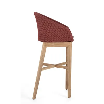 comprar SGABELLO BAR CON COJIES COACHELLA SCARLET online de Bizzotto Homemotion desde 785,82 €
