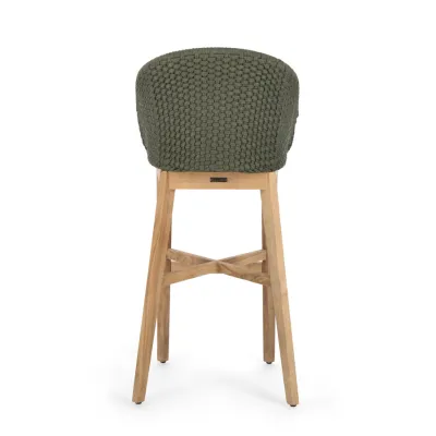 comprar SGABELLO BAR CON COJIES COACHELLA VERDE online de Bizzotto Homemotion desde 785,82 €