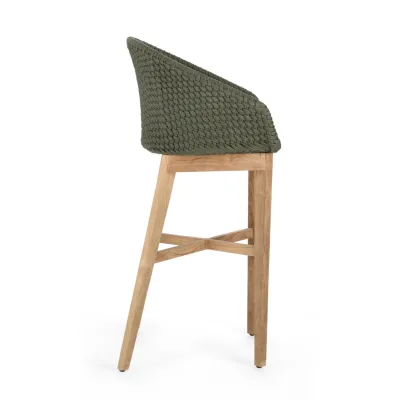 comprar SGABELLO BAR CON COJIES COACHELLA VERDE online de Bizzotto Homemotion desde 785,82 €