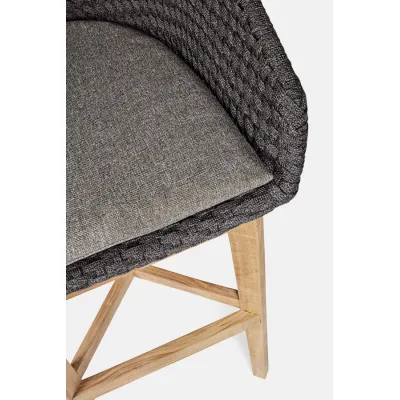 comprar TABURETE BAR CON COJIES COACHELLA ANTRACITA online de Bizzotto Homemotion desde 668,69 €