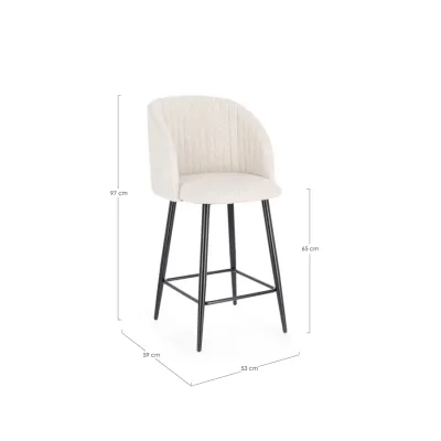 comprar TABURETE COCINA QUEEN NEGRO/MARFIL online de Yes desde 215,38 €