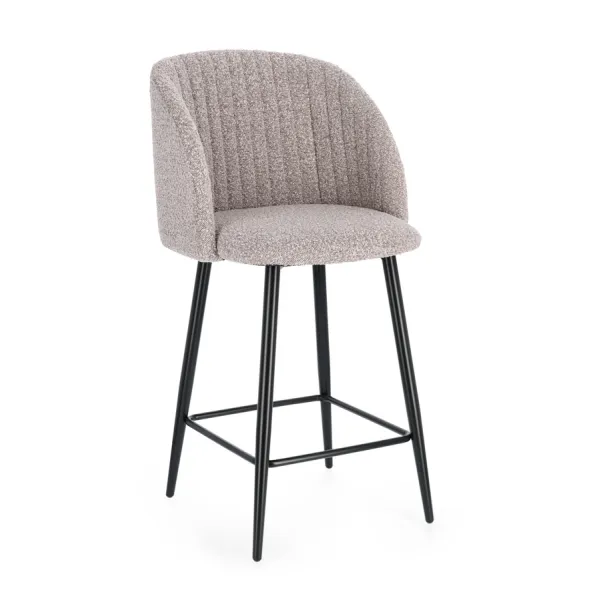 TABURETE COCINA QUEEN NEGRO/VISON
