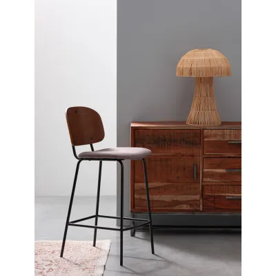 comprar TABURETE COCINA SIENNA GRIS online de BIZZOTTO desde 188,76 €