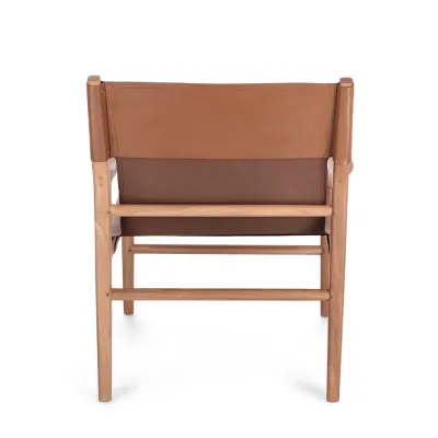 comprar SILLÓN LOUNGE CAROLINE COGNAC online de BIZZOTTO desde 629,44 €