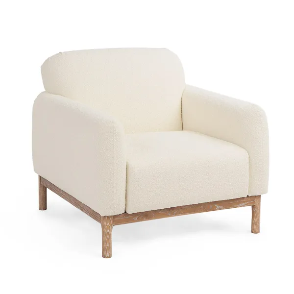 SILLÓN DETROIT NATURAL BUCLÉ
