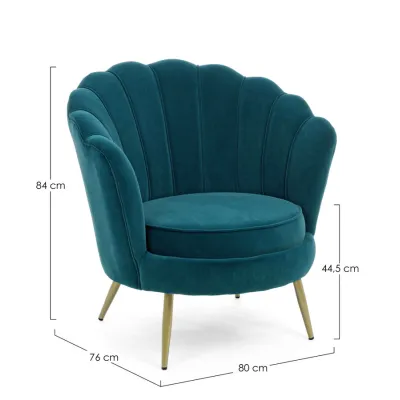 comprar SILLÓN GILIOLA AZUL online de BIZZOTTO desde 401,12 €