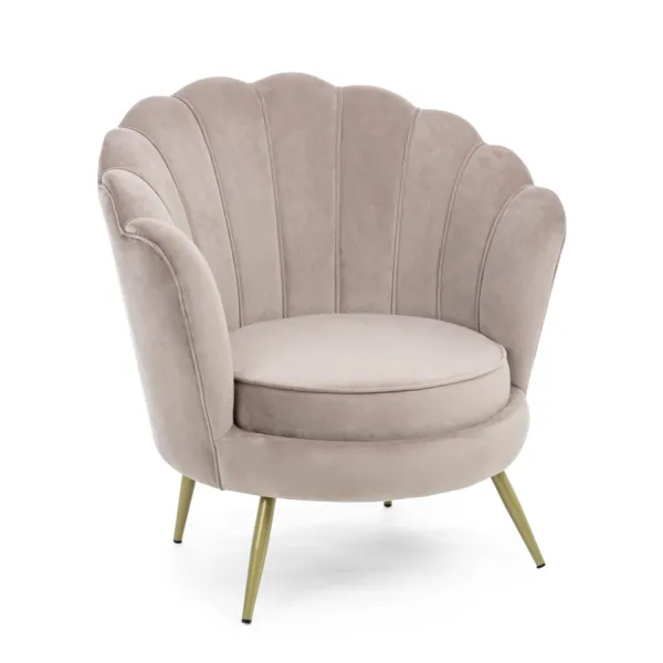 SILLÓN GILIOLA GRIS CLARO