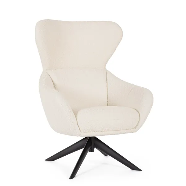 SILLÓN GIRATORIO HAILEY SNOW
