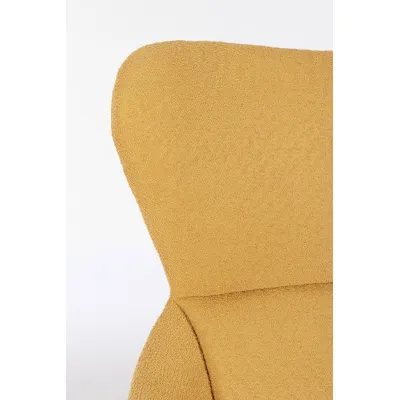 comprar SILLÓN GIRATORIO HAILEY MOSTAZA online de BIZZOTTO desde 409,34 €