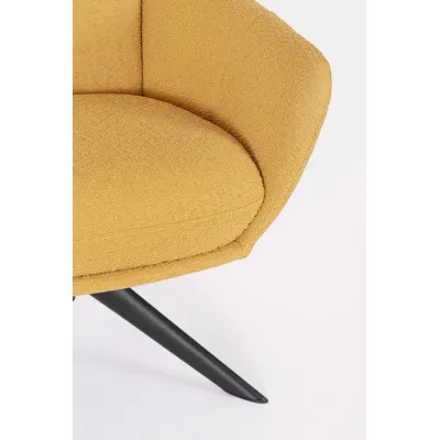 comprar SILLÓN GIRATORIO HAILEY MOSTAZA online de BIZZOTTO desde 409,34 €