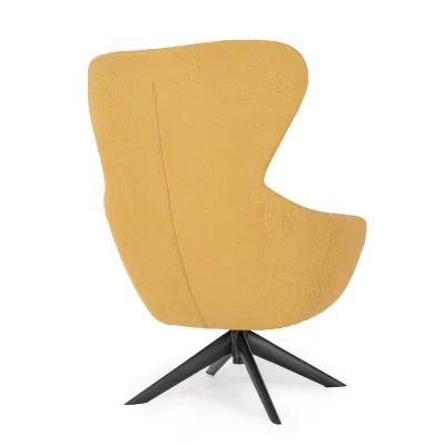 comprar SILLÓN GIRATORIO HAILEY MOSTAZA online de BIZZOTTO desde 409,34 €