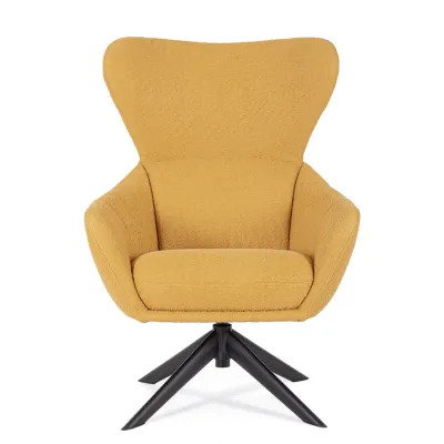 comprar SILLÓN GIRATORIO HAILEY MOSTAZA online de BIZZOTTO desde 409,34 €