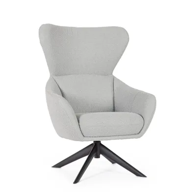 comprar SILLÓN GIRATORIO HAILEY GRIS online de BIZZOTTO desde 409,34 €