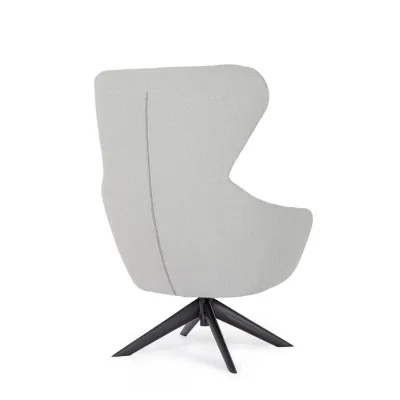 comprar SILLÓN GIRATORIO HAILEY GRIS online de BIZZOTTO desde 409,34 €