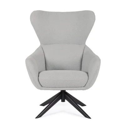 comprar SILLÓN GIRATORIO HAILEY GRIS online de BIZZOTTO desde 409,34 €