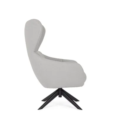 comprar SILLÓN GIRATORIO HAILEY GRIS online de BIZZOTTO desde 409,34 €