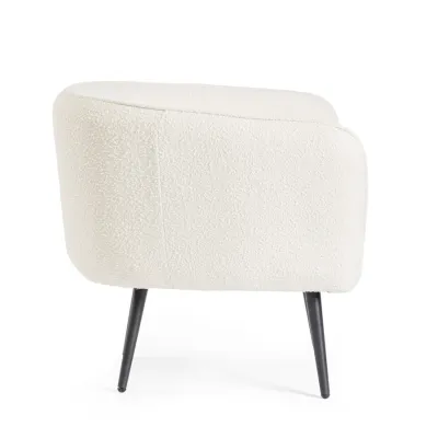 comprar SILLÓN AVRIL BLANCO BUCLÉ online de BIZZOTTO desde 411,40 €