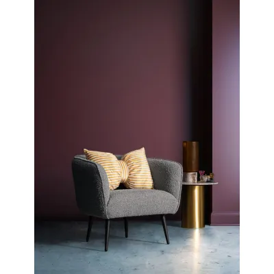 comprar SILLÓN AVRIL GRIS BUCLÉ online de BIZZOTTO desde 411,40 €