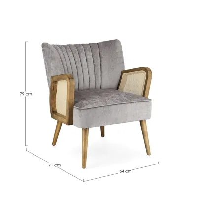 comprar SILLÓN VIRNA SILVER online de BIZZOTTO desde 376,79 €