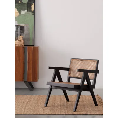 comprar SILLÓN LOUNGE GALIA NEGRO online de BIZZOTTO desde 425,80 €