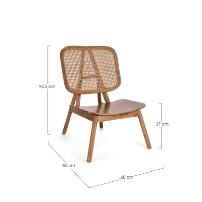 comprar SILLÓN LOUNGE YVES NATURAL online de BIZZOTTO desde 553,33 €