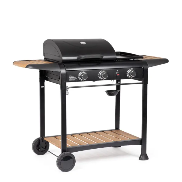 BARBACOA A GAS LONI 3 BRUCIATORI