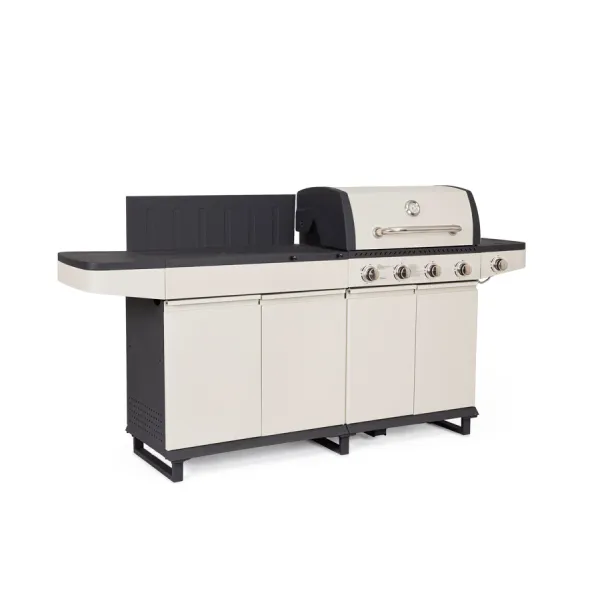 CUCINA A GAS MERITA BEIGE/ANTRACITE
