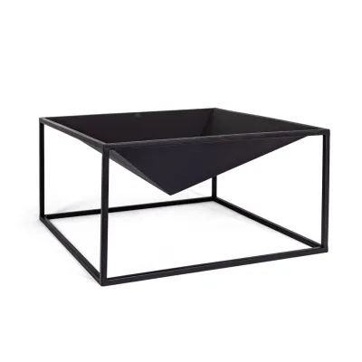 comprar BRASERO ILLINOIS CUAD NEGRO 60X60 online de Yes desde 216,59 €