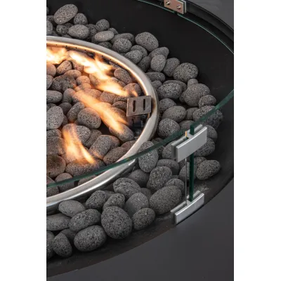 comprar CHIMENEA DE GAS WOLKE GRIS OSCURO D104 online de BIZZOTTO desde 956,38 €