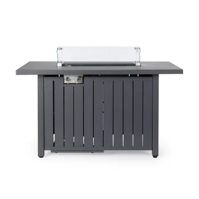 comprar CHIMENEA DE GAS WOLKE GRIS OSCURO 109X59 online de BIZZOTTO desde 549,22 €
