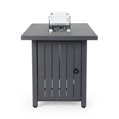 comprar CHIMENEA DE GAS WOLKE GRIS OSCURO 109X59 online de BIZZOTTO desde 549,22 €