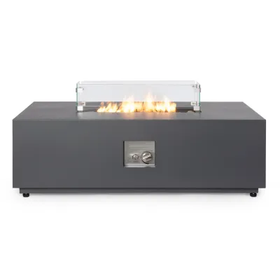 comprar CHIMENEA DE GAS WOLKE GRIS OSCURO 110X65 online de BIZZOTTO desde 635,61 €