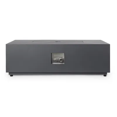 comprar CHIMENEA DE GAS WOLKE GRIS OSCURO 110X65 online de BIZZOTTO desde 635,61 €