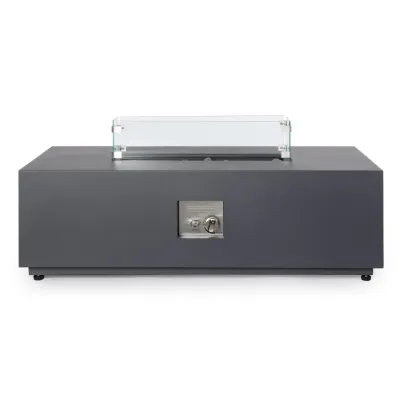 comprar CHIMENEA DE GAS WOLKE GRIS OSCURO 110X65 online de BIZZOTTO desde 635,61 €