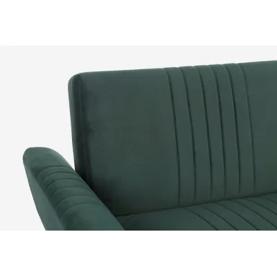 comprar SOFÁ CAMA JOHNNY TERCIOPELO VERDE OSCURO online de BIZZOTTO desde 703,49 €