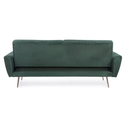 comprar SOFÁ CAMA JOHNNY TERCIOPELO VERDE OSCURO online de BIZZOTTO desde 703,49 €