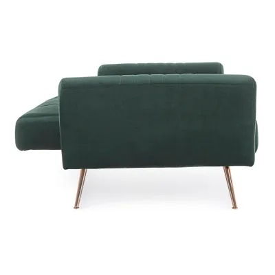 comprar SOFÁ CAMA JOHNNY TERCIOPELO VERDE OSCURO online de BIZZOTTO desde 703,49 €