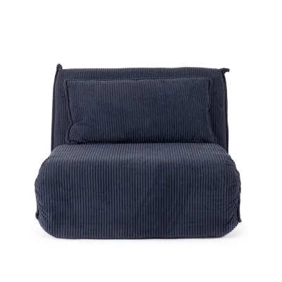 comprar SOFÁ CAMA 1PL JAYDEN AZUL OSCURO online de Yes desde 442,26 €