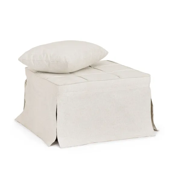 POUFF CAMA 1PL BARNEY GRIS CLARO
