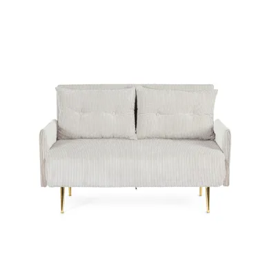 comprar SOFÁ CAMA 2PLAZAS CON COJINES CHICAGO GRIS CL. online de BIZZOTTO desde 697,32 €