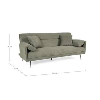 comprar SOFÁ CAMA 3P C-C OTTAWA OLIVE online de BIZZOTTO desde 674,70 €