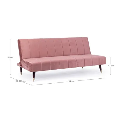 comprar SOFÁ CAMA 3P ALMA ROSA online de Yes desde 532,76 €