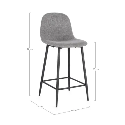 comprar TABURETE COCINA IRELIA GRIS OSCURO online de Yes desde 101,64 €