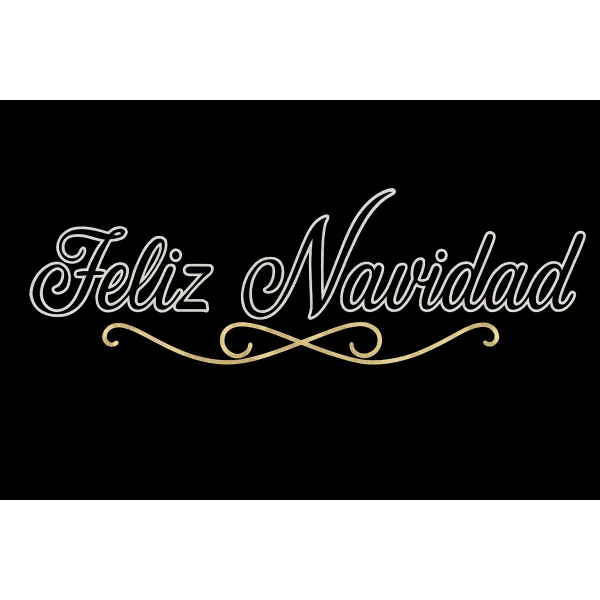 FELIZ NAVIDAD Motivo Decorativo De Navidad SIN INSTALACIóN 330cmx100cm